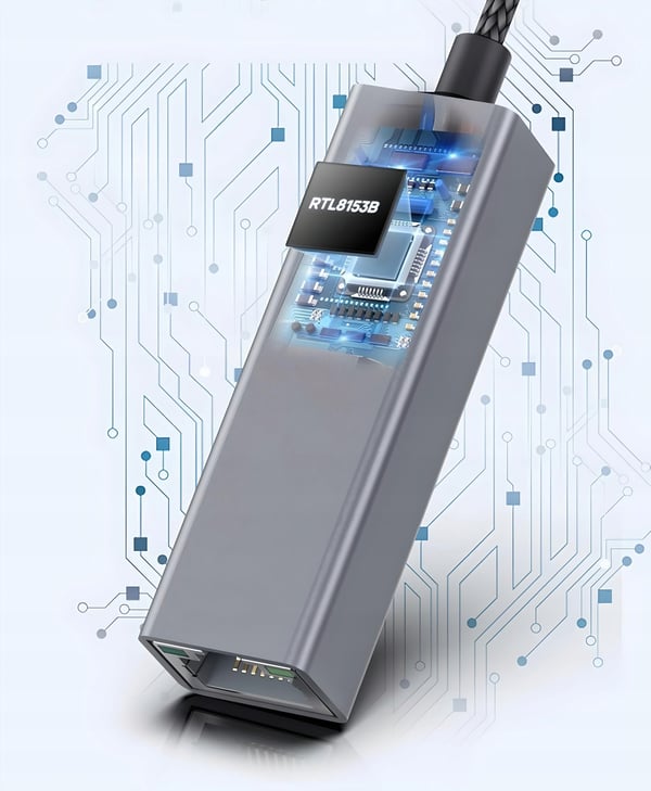 USB 3.0 NETVÆRKSADAPTER LAN RJ45 NETVÆRKSKORT 1000MBPS Ethernet Gigabit