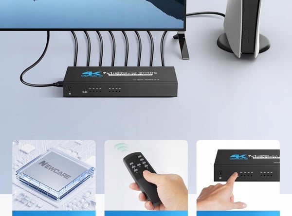 HDMI 2.0 7x1 SWITCH 4K/60Hz HDR 8:8:8
