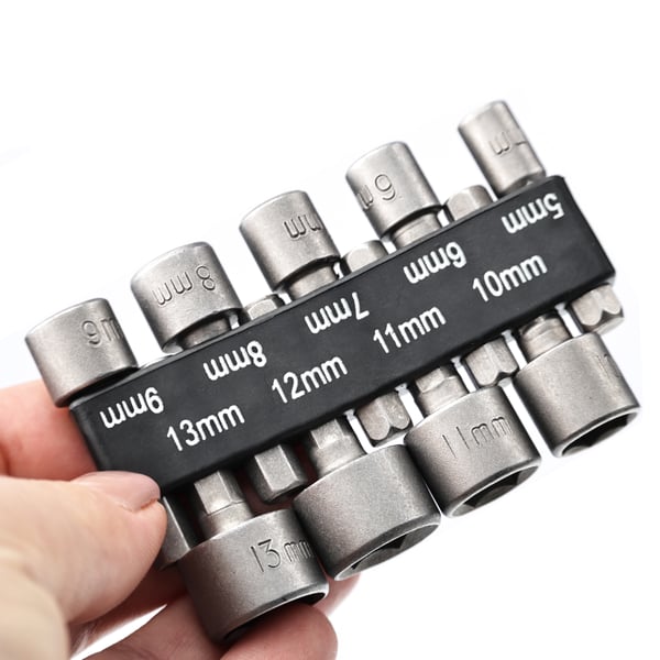 Rosfix pistokoosat 5-13mm, 1/4 tuuman istukka, 9 kpl