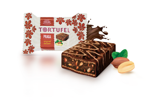 Chocoboom Tortufel Prague aprikoosi-kaakaovohvelit 1,5 kg