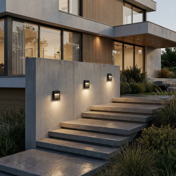Utomhuslampa trappvägg scenovljus CCT 3000-6500K LED 4W IP65 VIREO LUMILED