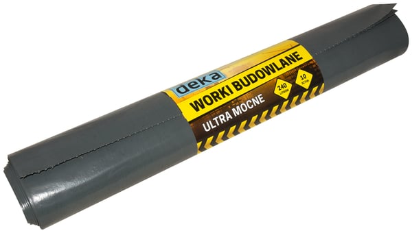 ULTRA VAHVA RAKENNUSSÄKKI 240L A10 MUSTA - D-300-0093