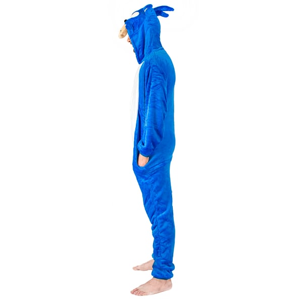Herre kigurumi onesie pyjamas heldragt Sonic kostume Heldragt A103 - M