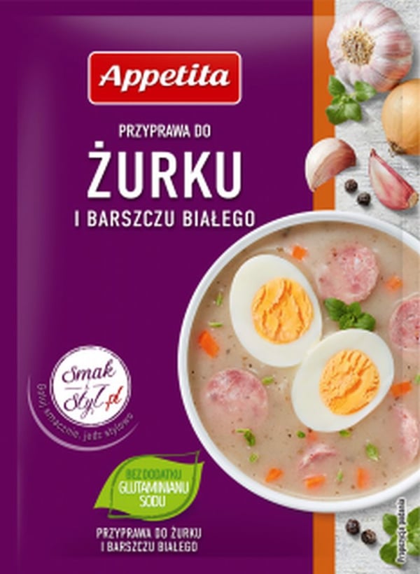 Appetita-mausteseos hapanleipäkeitolle ja valkoiselle borssille 20 g