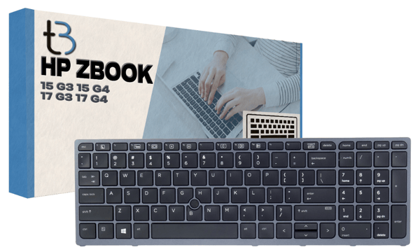 HP ZBook 15 17 G3 G4 -näppäimistön LED-taustavalo