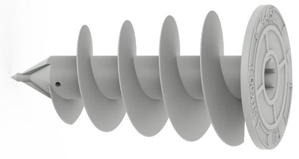 DOWNLOAD TIL FASTGØRELSE I ISOLERING 25*50MM NYLON - 25,0 STK. - MF-201-2550