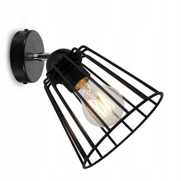 LOFTSLAMPE EDISON RETRO LED VÆGLAMPE