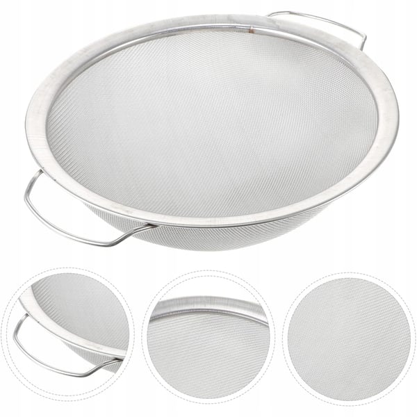 Rosfix sølvfarvet metalsi, diameter 290 mm