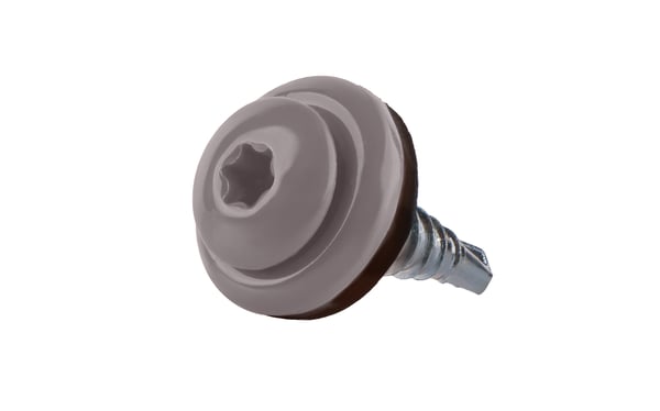 Landmandsskruer GTF02P Panhoved 4,8x20mm RAL 9007