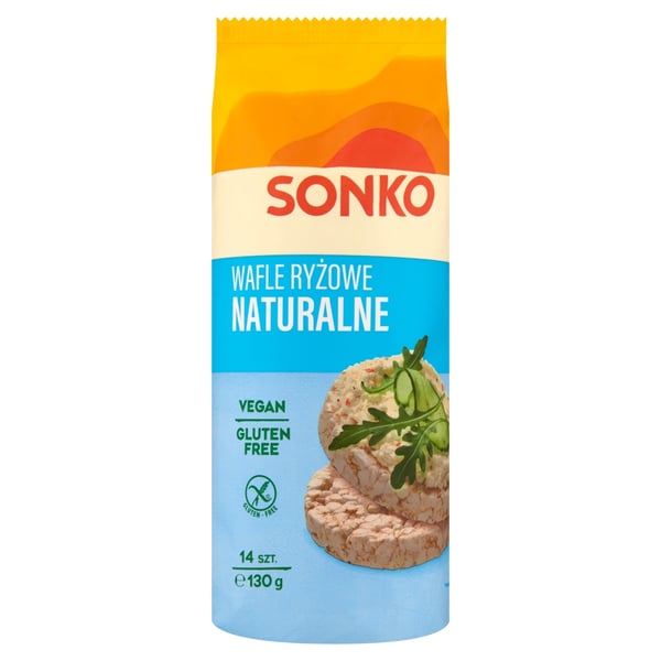 Sonko Classic -luonnolliset riisivohvelit 130 g (14 kpl)