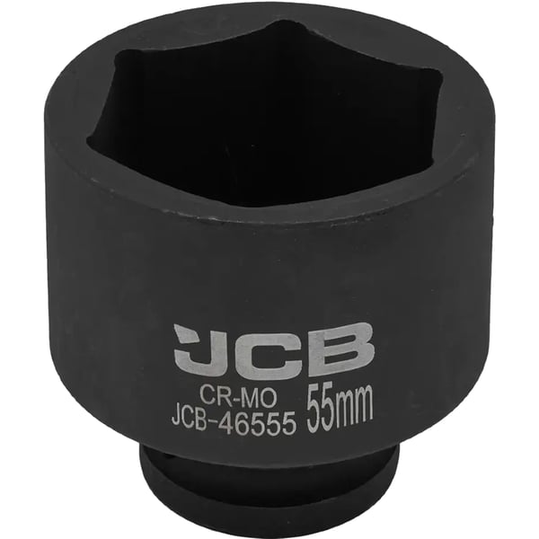JCB Slagtopnøgle 3/4" 55 mm 6-punkts Cr-Mo topnøgle