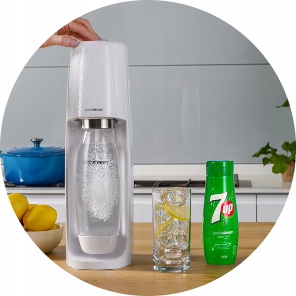 2 SodaStream 7UpFREE+7Up-tiivistepakkaus