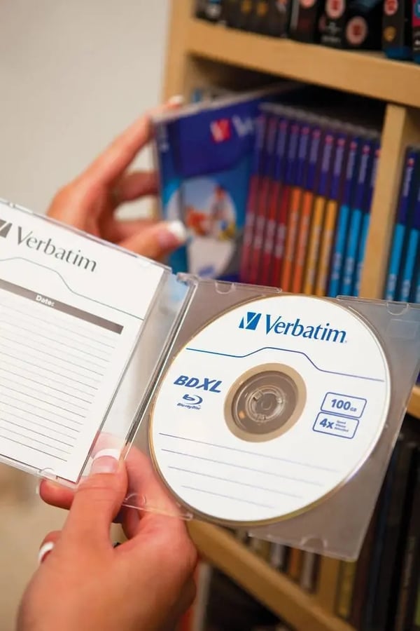 BD-R Verbatim XL 100 GB X4 brede inkjet-printbare diske (5 Jewel Case)