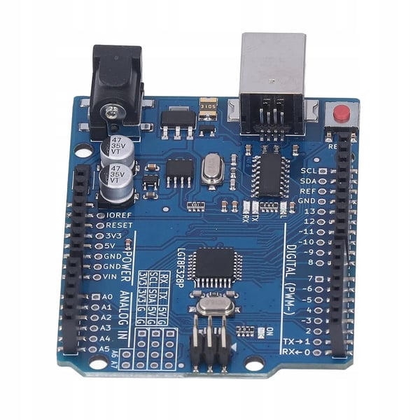 ACS A1 ATMEGA328 AVR-modul kompatibelt med Arduino UNO R3 + USB-kabel og Goldpin-header