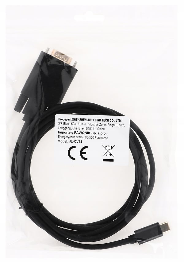 USB C till VGA-kabel 1,8M adapter MacBook
