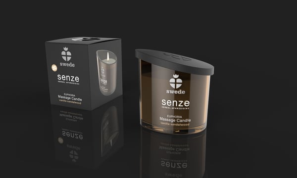 Swede Euphoria massageljus - vanilj sandelträ 150 ml
