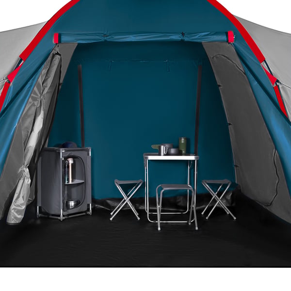 Leirintätent sininen-vaaleanharmaa Highland IV Nils Camp NC6431