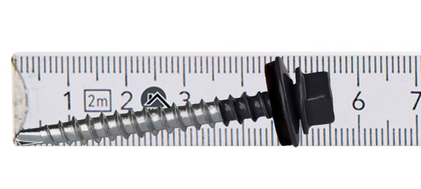 Landmandsskruer GTF2 Z14 4,8x50mm RAL 7016