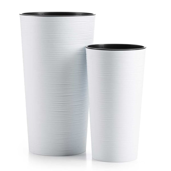 Urbanika Riflo -ruukku valkoinen, korkeus 36 cm