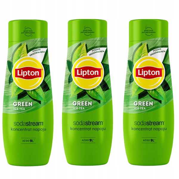 SodaStream 3x Lipton vihreän jääteen tiivistesetti