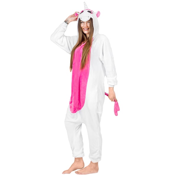 Kigurumi-kostume - enhjørning med stjerner Kigurumi-kostume - enhjørning med stjerner