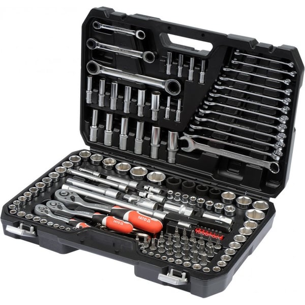 XXL TYÖKALUSETTI 1/4'', 3/8'', 1/2'' 150 OSAA - YT-38811