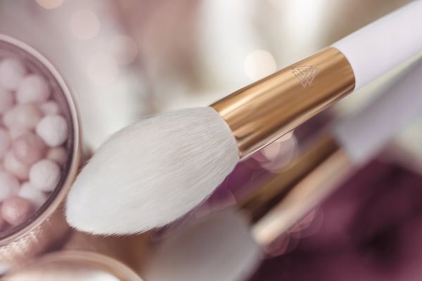 PAGANO Rouge pulverrouge og highlighter børste