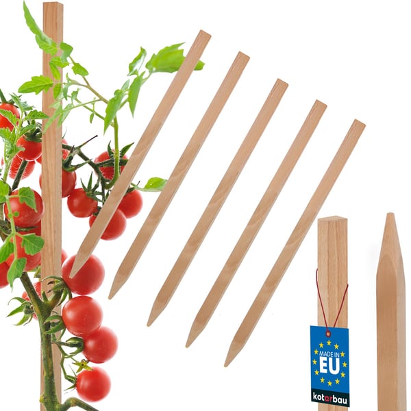 KOTARBAU® tomatstokke til grøntsager havestottes 25 cm sæt à 5 stk