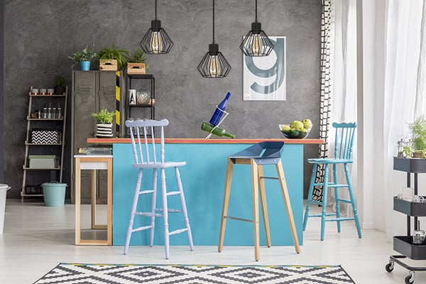 INDUSTRIEL LED-LYKKEHOLDER MED TRÅDLAMPE TIL STUE
