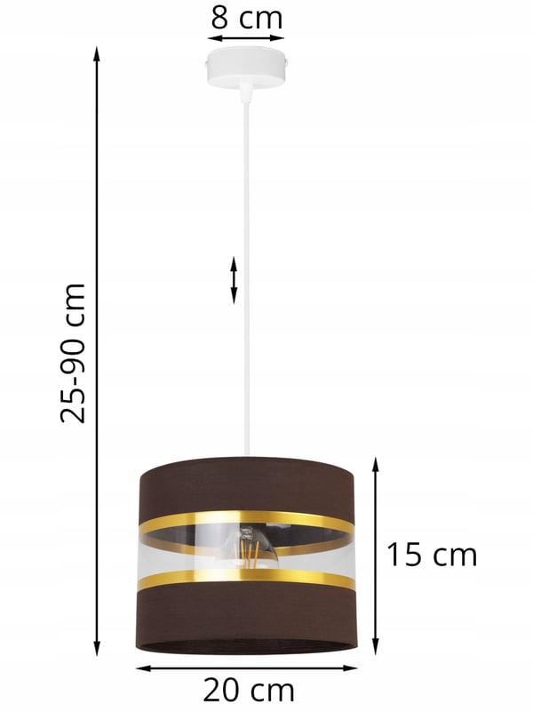 Loftshængende lampe lysekrone lampeskærm moderne