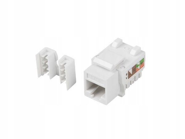 Lanberg Keystone Modul RJ45-stik -> LSA UTP kat.6 90° til monteringsboks