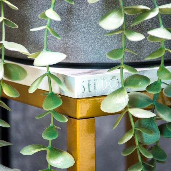 Metalblomsterstativ til potteplanter, loftstil i flere niveauer, 3 hylder