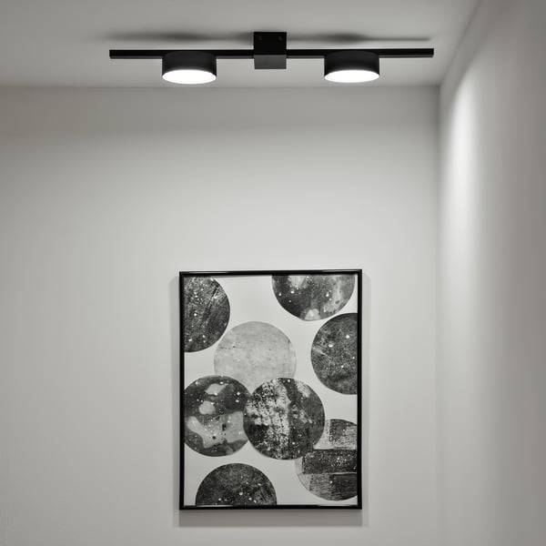 OVILO Halogen LED Loftlampe 2x GX53 LUMILED Vægspotlight