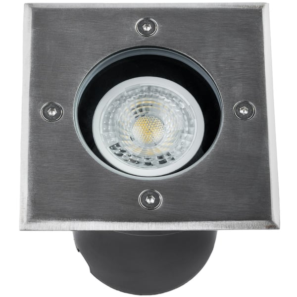 Forsænket lampe i jorden GU10 IP65 IK09 Firkantet CATIO 2 LUMILED