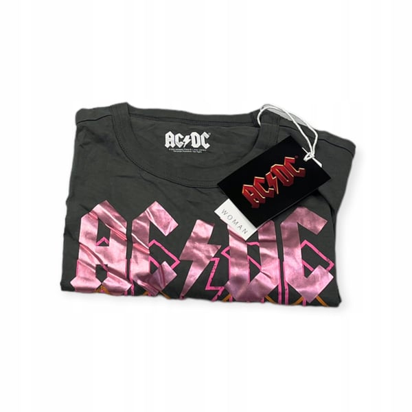 AC/DC Dam T-shirt rundhalset størrelse S