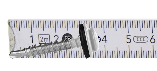 GTFP panhovedskruer 4,8x35mm RAL 9010