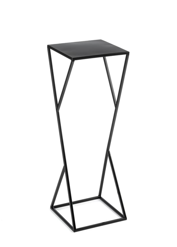 Modernt LOFT sort blomsterstativer 70 cm