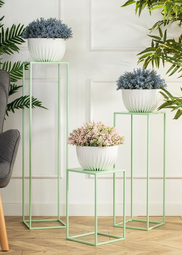 Celadon stående blomsterställ 40 cm