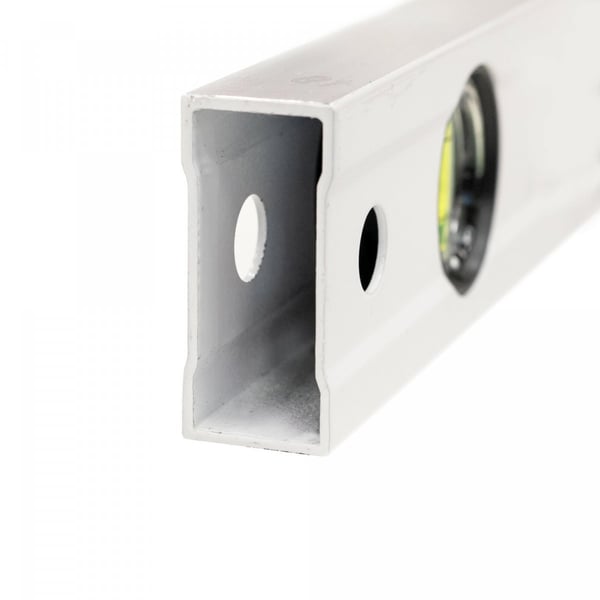 HVID NIVEAU HORISONTAL OG VERTIKALINSINDIKATOR HÆLDNING 2% 17 CM - 100-AB-017