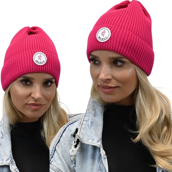 Amaranth snygg höstmössa med logotyp