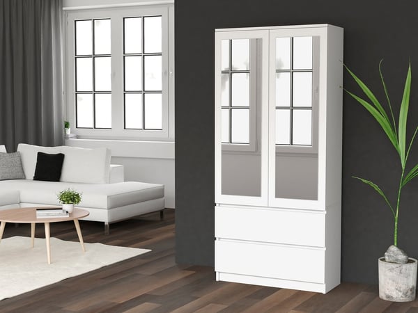 Malwa SS-90L hvid garderobe
