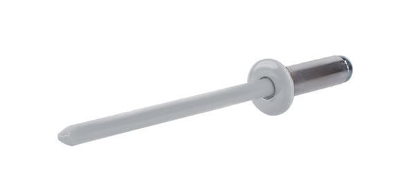 Åbne aluminiumnitter 4x12mm RAL 9006