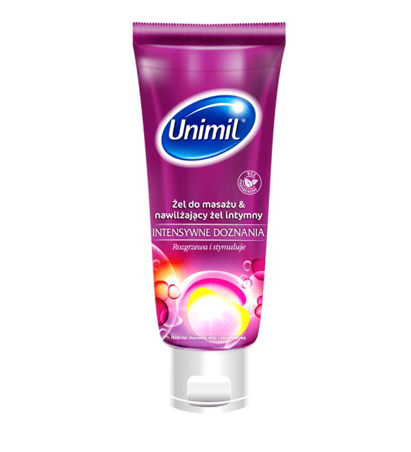 Unimil Intensive Sensations massagegel og fugtgivende intimgel 200 ml