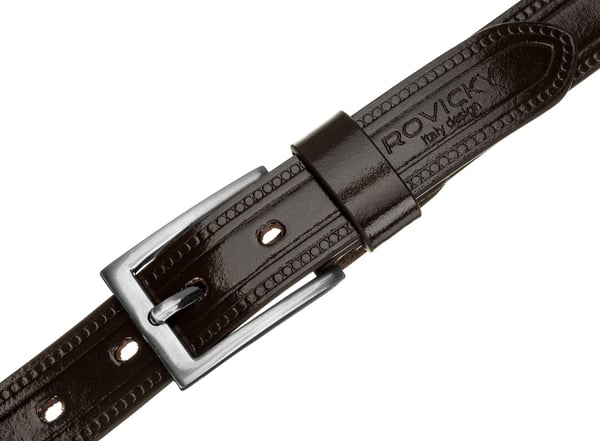 M läderarmband WAS PLW-R-7 105 brunt
