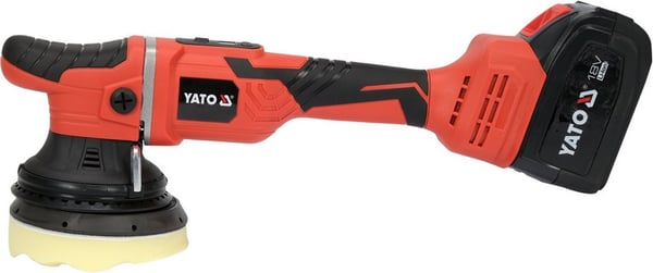ORBITAL POLERINGSMASKINE 125MM 18V, 4.0AH + OPLADER - YT-82924
