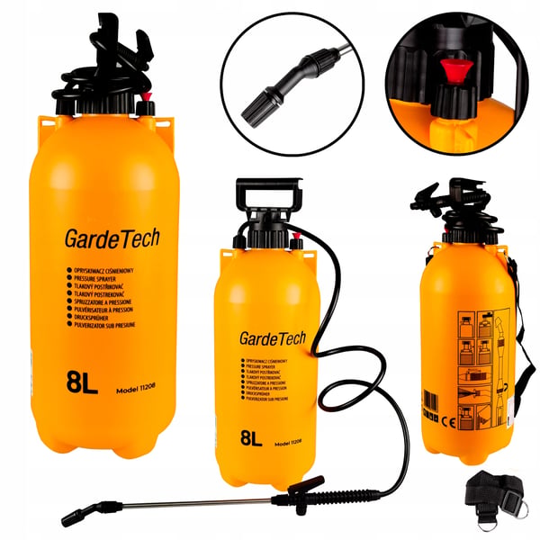 GardeTech - Havetrykssprøjte 8L sprøjte