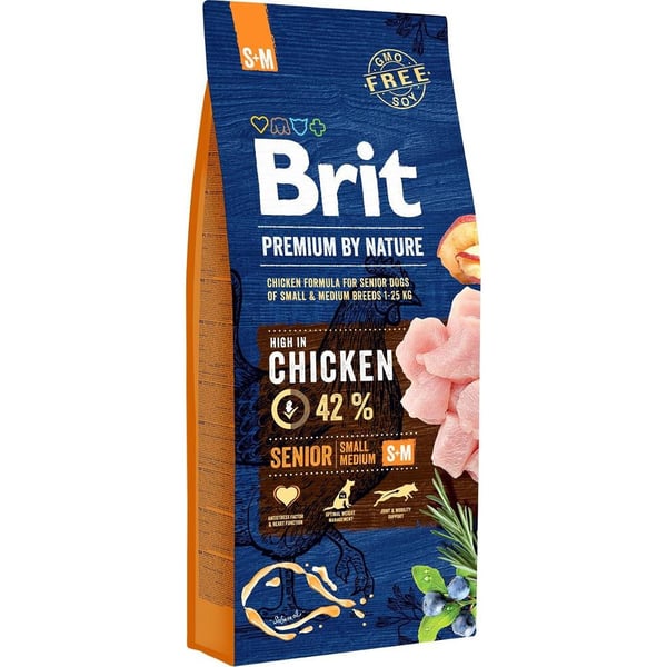 Brit Premium By Nature Senior S M 15kg