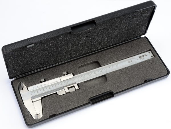 BRUKSMÅTT I ROSTFRITT STÅL 150 MM 0,02 MM - YT-7200