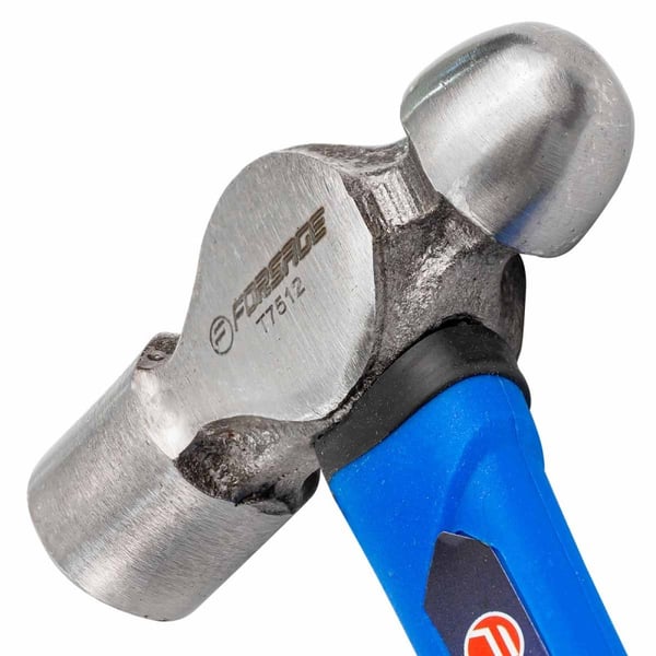 Pladehammer til at hamre ud buler og forme metalplader 350g