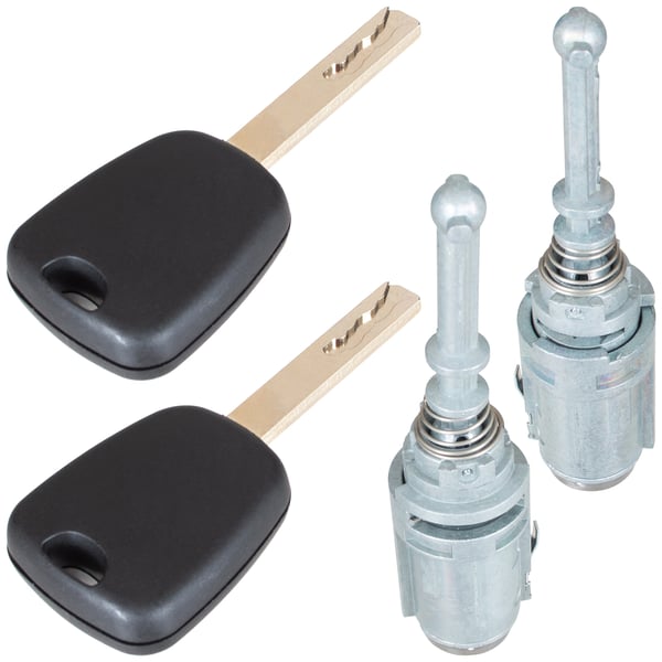 Citroen C2 03-12 Låsinsatser framdörr V+H 2 st. set